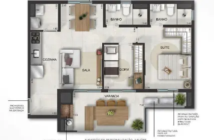 Imagem: Apartamento para Venda, Praia do Massaguaçu