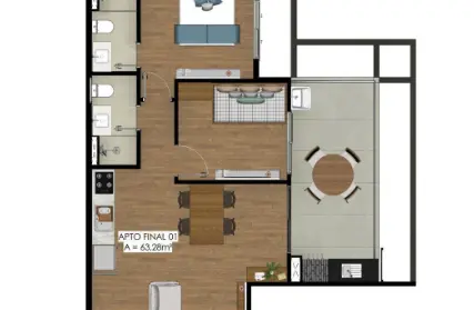 Imagem: Apartamento para Venda, Pereque-açú 