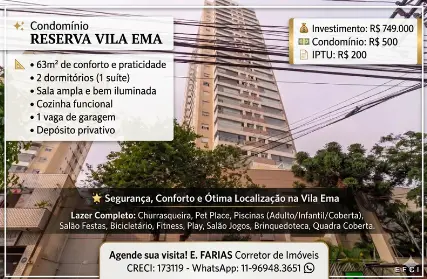 Imagem: Apartamento para Venda, Vila Ema