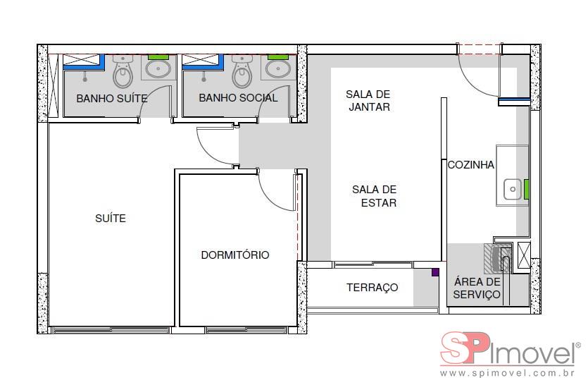 Apartamento, 2 quartos, 43 m² - Foto 10
