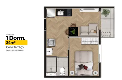 Imagem: Flat / Studio para Venda, Pinheiros