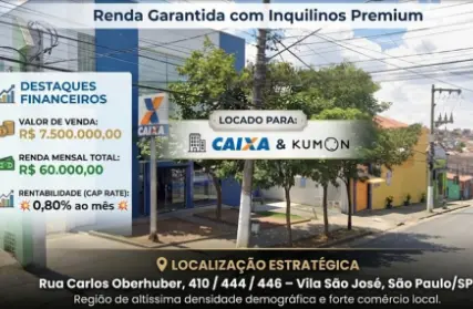 Imagem: Imóvel para Renda para Venda, Vila São José (Cidade Dutra)