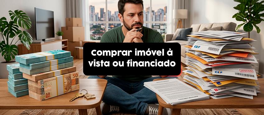 Imagem Qual é a vantagem de comprar imóvel à vista ou financiado?