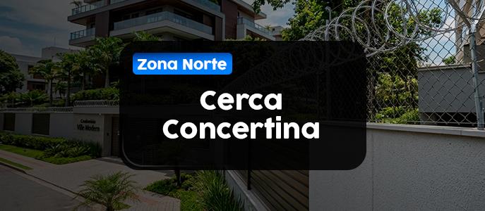 Imagem Cercas Concertinas na Zona Norte de São Paulo