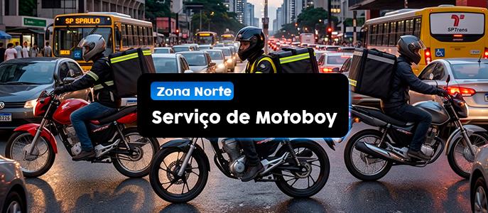 Imagem Motoboy na Zona Norte de São Paulo