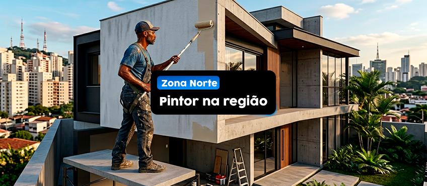 Imagem Pintor na Zona Norte de São Paulo