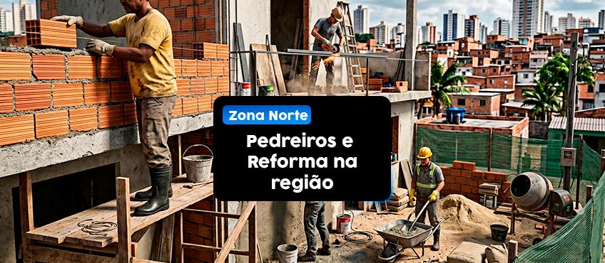 Imagem Pedreiros e Reforma na Zona Norte de São Paulo