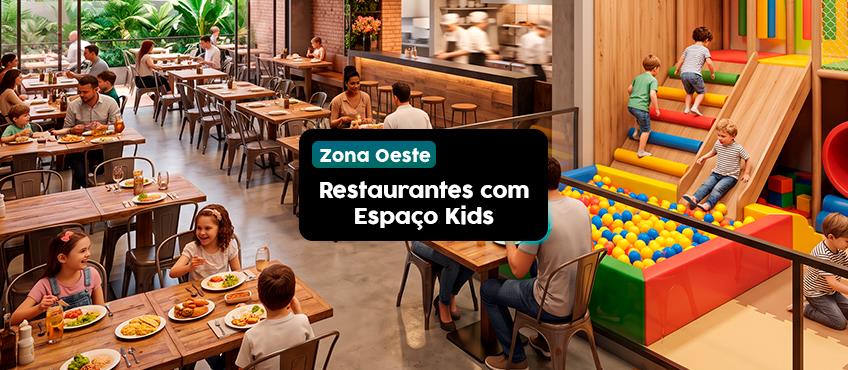 Imagem Restaurantes com espaço kids na Zona Oeste: confira opções para o passeio em família