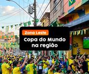 Onde assistir aos jogos da Copa do Mundo na Zona Leste?