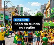 Onde assistir aos jogos da Copa do Mundo na Zona Norte?