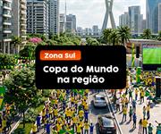 Onde assistir aos jogos da Copa do Mundo na Zona Sul?
