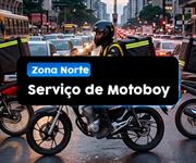 Motoboy na Zona Norte de São Paulo