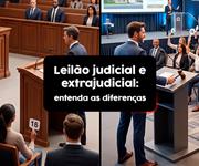 Imagem Leilão judicial e extrajudicial: entenda as diferenças 