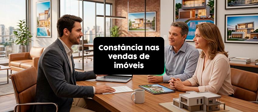 Imagem Como manter a constância nas vendas de imóveis?