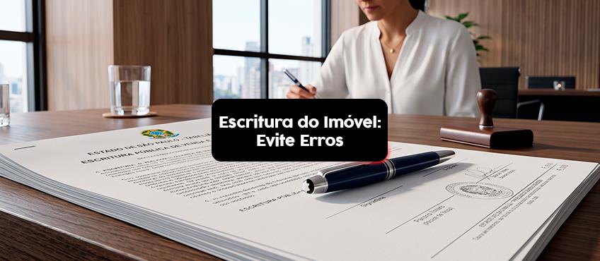 Imagem Saiba quais cuidados tomar antes de assinar a escritura do imóvel e evite problemas.
