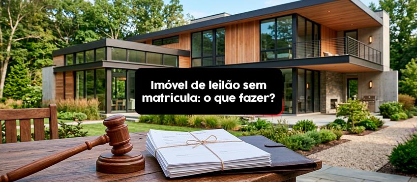 Comprei um imóvel em leilão sem matrícula atualizada: como regularizar?